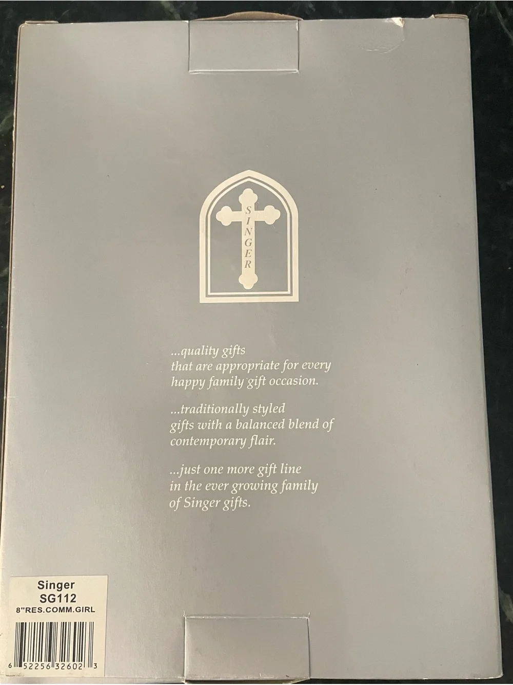 Vintage Singer First Communion Girl Wall Cross 8” Religious Catholic Decor NOS